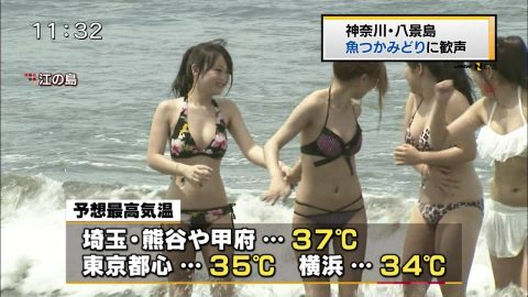 【画像】海水浴客のTバック生ケツを放送した日テレニュースの抜けるエロ画像80枚・57枚目