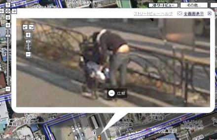 ”Google マップのストリートビュー”に偶然映ったド変態さんｗｗｗｗｗｗ(画像あり)・6枚目