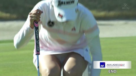 【パンチラ】女子ゴルファーが最も撮影される禁断ゾーンがこれｗｗｗｗｗ（52枚）・3枚目