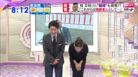 【女子アナエロ】TVで見せちゃったパンチラ・胸チラエロ画像集（52枚）・34枚目