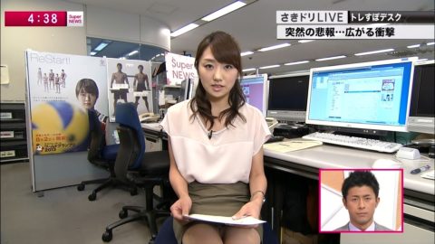 【女子アナエロ】TVで見せちゃったパンチラ・胸チラエロ画像集（52枚）・47枚目