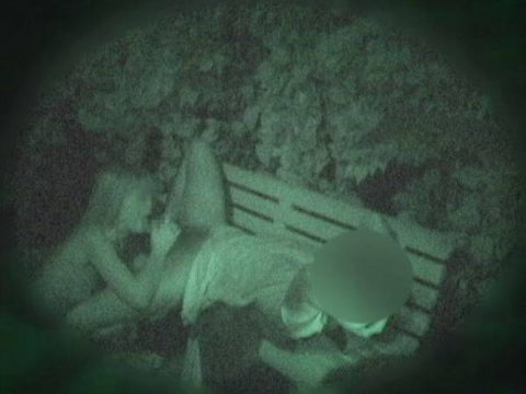 【エロ画像】深夜の公園で 合体 してるカップルが激写されるｗｗｗｗｗｗ・5枚目