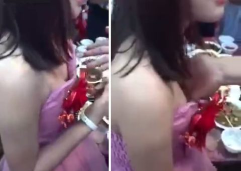 【GIFあり】中国の結婚式で新婦をレイプする謎の文化がこちら・・・・・13枚目