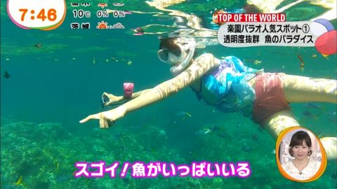 【TVエロ】水中で女性の水着を撮影したシーン。これ絶対に狙ってるよな？ｗｗｗｗｗｗｗ・19枚目