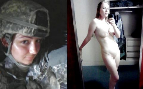 欲求不満な女兵士の軍服とヌードのコラボ画像集（29枚）・27枚目