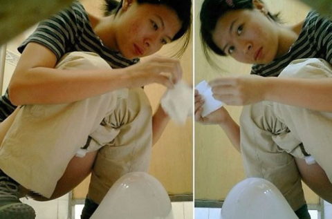 【盗撮】中国の「女子トイレ」が盗撮の宝庫だと話題に。。これはヒドイ・2枚目