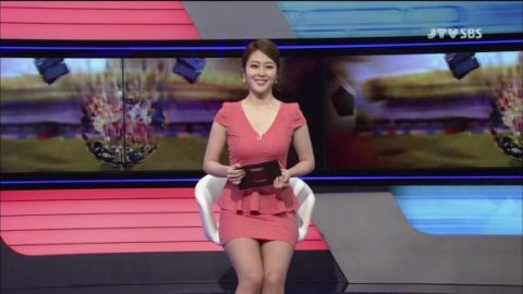 韓国のテレビ番組でのエロハプニングがこちら。日本やったらカットされるレベル（37枚）・28枚目