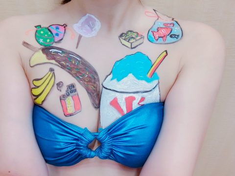 【椎名香奈江】パイアート職人の作品。乳使ったら何とかなる理論やなｗｗｗｗｗ・2枚目